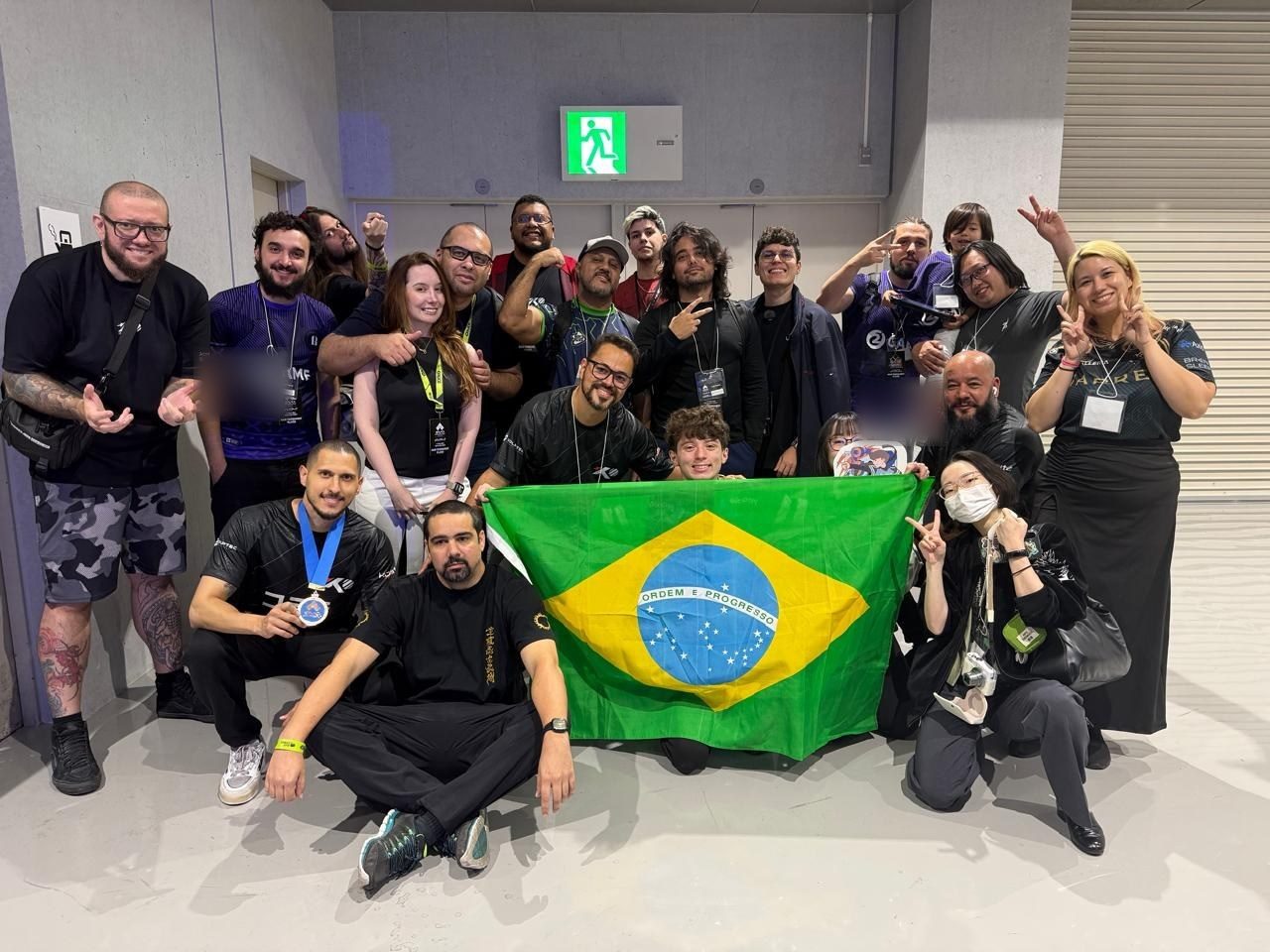 Comitiva Brasileira na EVO