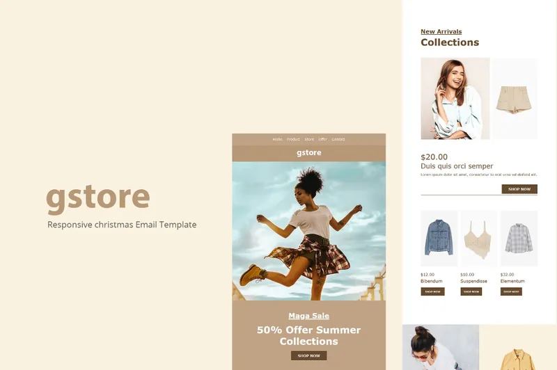 GStore — E-Commerce Email Campaign Suite