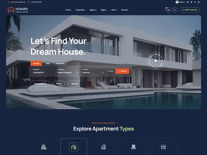 Homirx — Luxury Real Estate & Villas