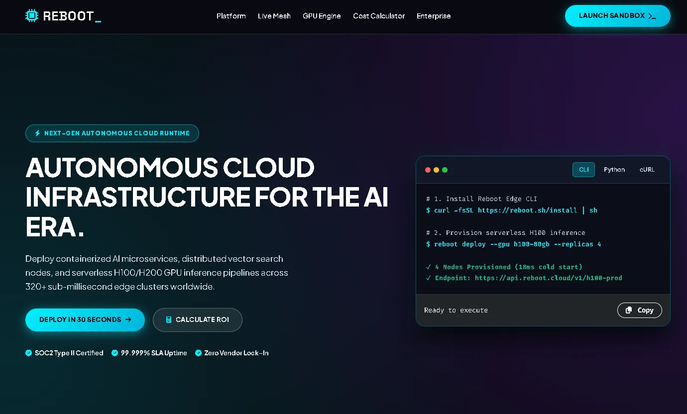 Reboot — AI Cloud & Distributed Runtimes