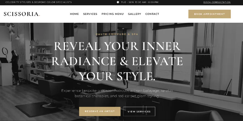 Scissoria — Luxury Hair & Beauty Salon
